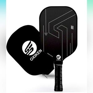 Oxiken 10mm Pickleball Paddle USAPA Approved Carbon Fiber 5.5” Handle